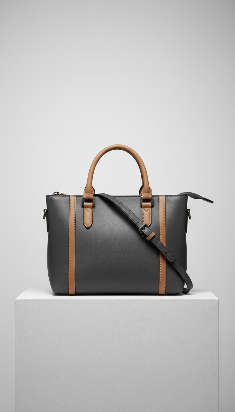 Sleek Leather Crossbody Urban Mist